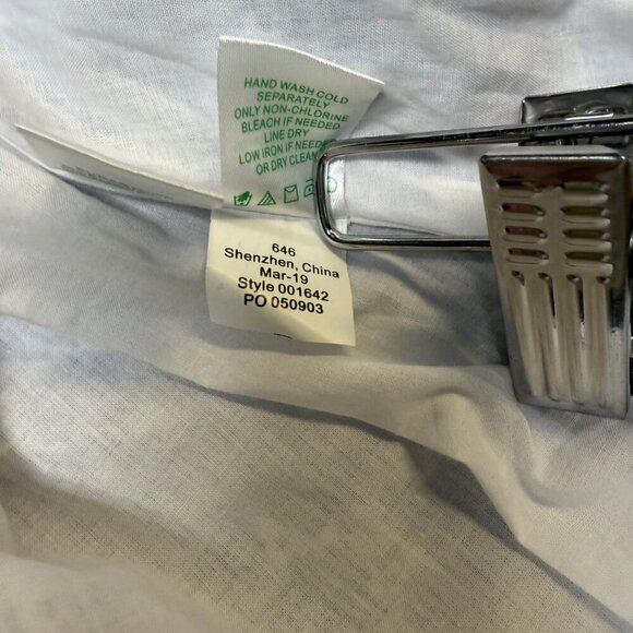 Lilly Pulitzer Tori Dress Size 8 Crew Blue Floral Eyelet NWT - Picture 11 of 15